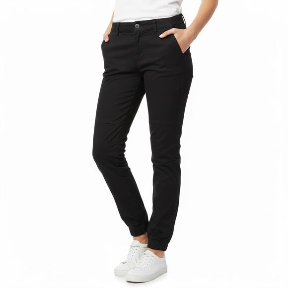 Nili Lotan N.L. Issue Black Jogger Pants Size 0 - 28" Waist, 27" Inseam - Zipper - Picture 1 of 11